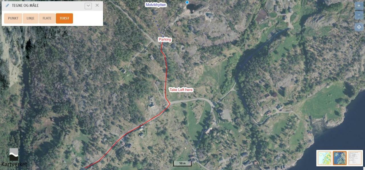 Molvik Hytten Villa Ostereidet Exteriör bild